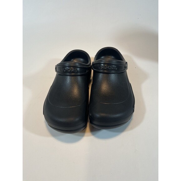 Crocs Shoes Mens Size 12 Black Clog - Picture 2 of 7